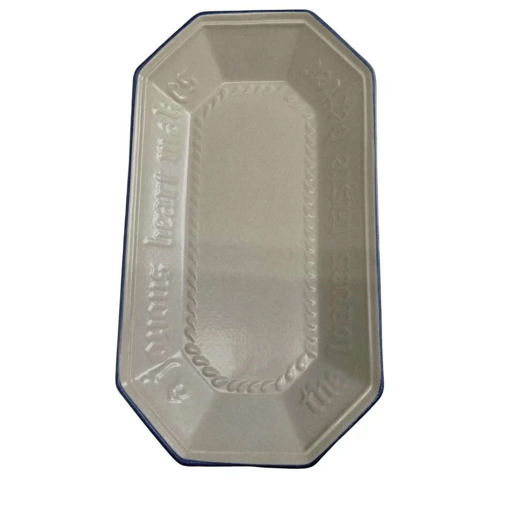 Pfaltzgraff Stoneware Tray A‎ Joyous Heart Makes Home Taste Better USA
